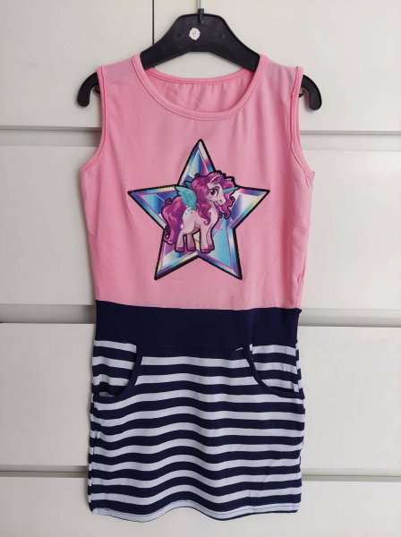 Einhorn Kleid mit Blinken